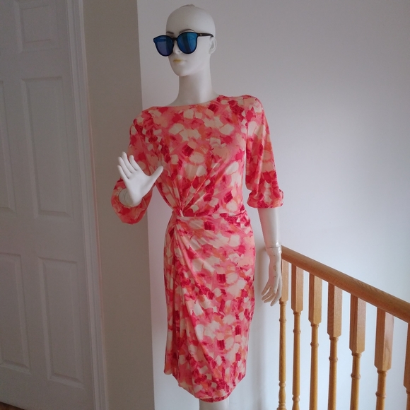London Times Floral Printed Dress - Picture 1 of 11